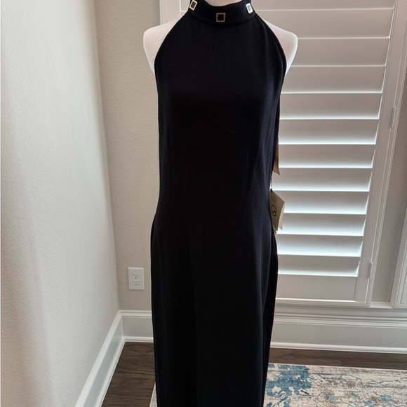 NWT St. John Collection by Marie Grey Black size 12 Cocktail Dress - Picture 2 of 16